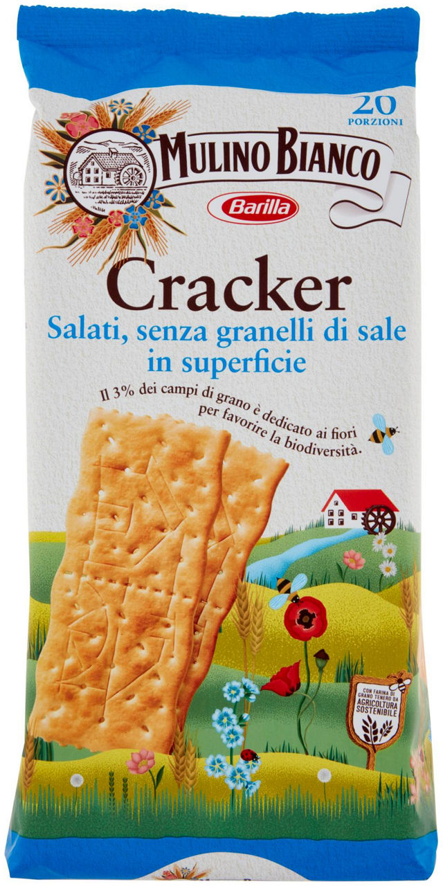 Cracker non salati con farina sostenibile 500g