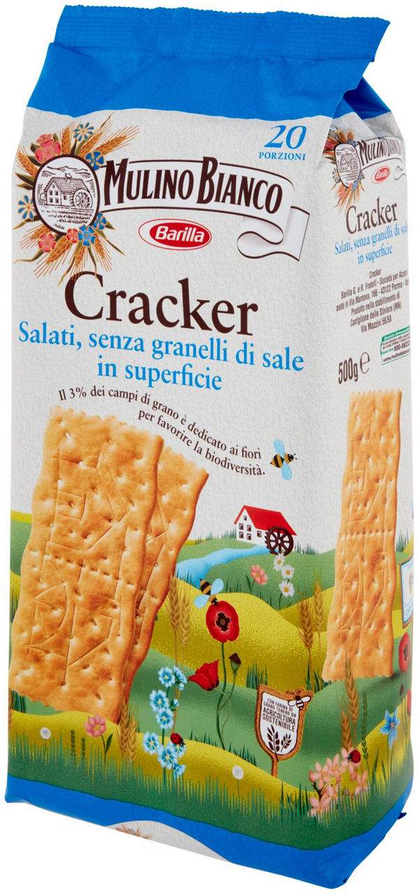 Cracker non Salati con farina sostenibile 500g - 6