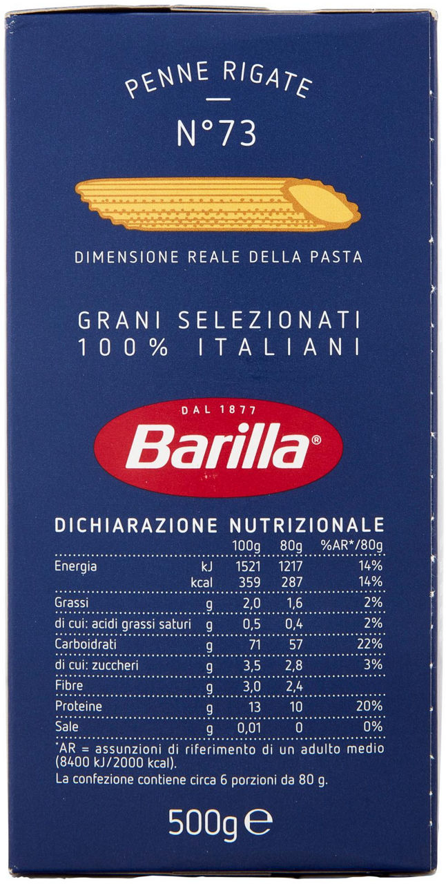 Penne rigate n°73 500g - Immagine 31