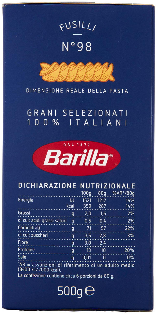 Fusilli n.98 500g - Immagine 31