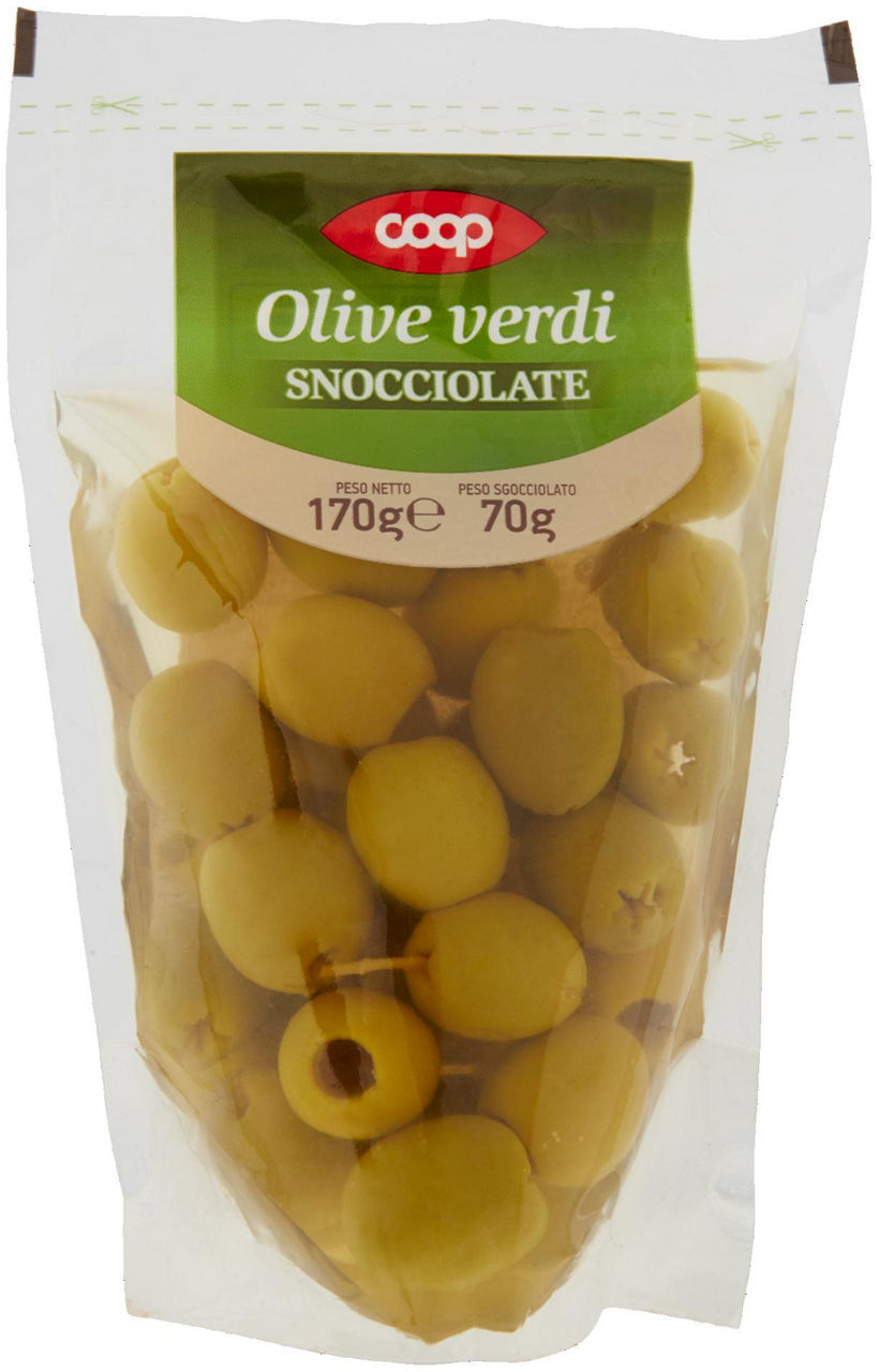 Olive verdi coop snocciolate busta g 70