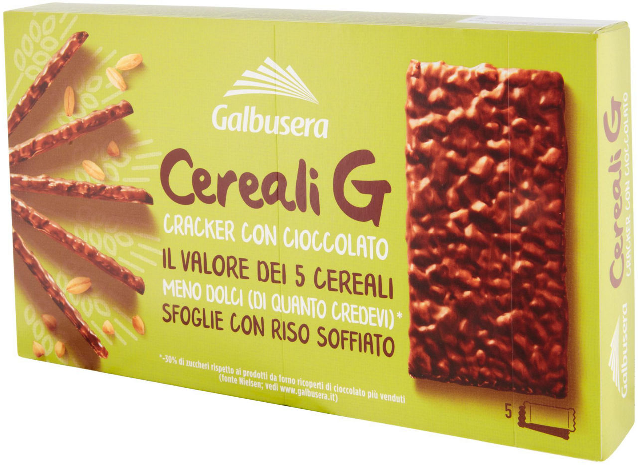 CRACKER RICOPERTO CIOCCOLATO CEREALIG  GALBUSERA G 150 - Immagine 61