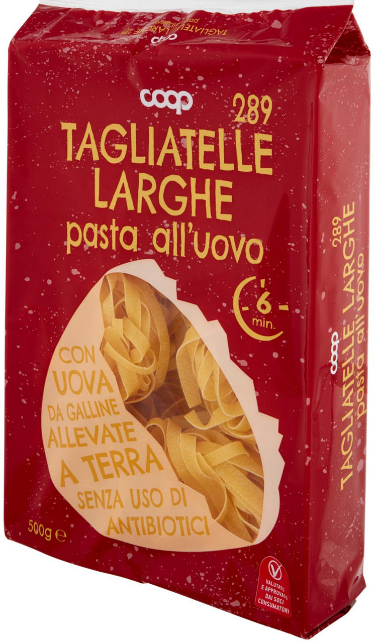 Tagliatelle larghe 289 Pasta all'Uovo 500 g - 6