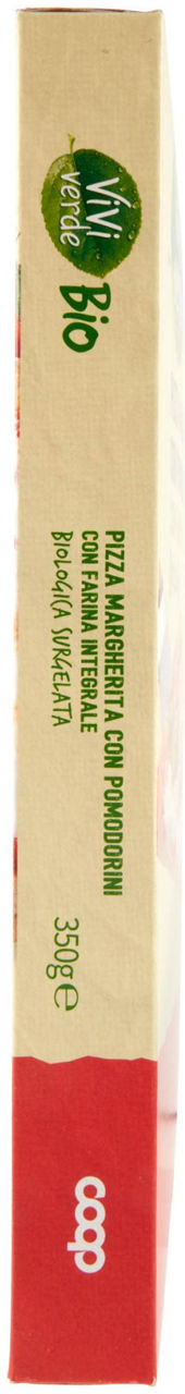 pizza margherita con pomodorini con Farina Integrale Biologica surgelata Vivi Verde 350 g - 1