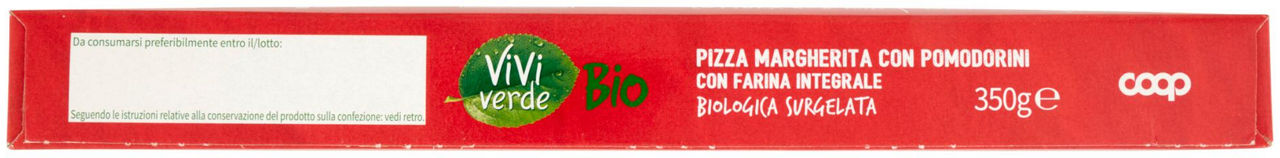 pizza margherita con pomodorini con Farina Integrale Biologica surgelata Vivi Verde 350 g - 5
