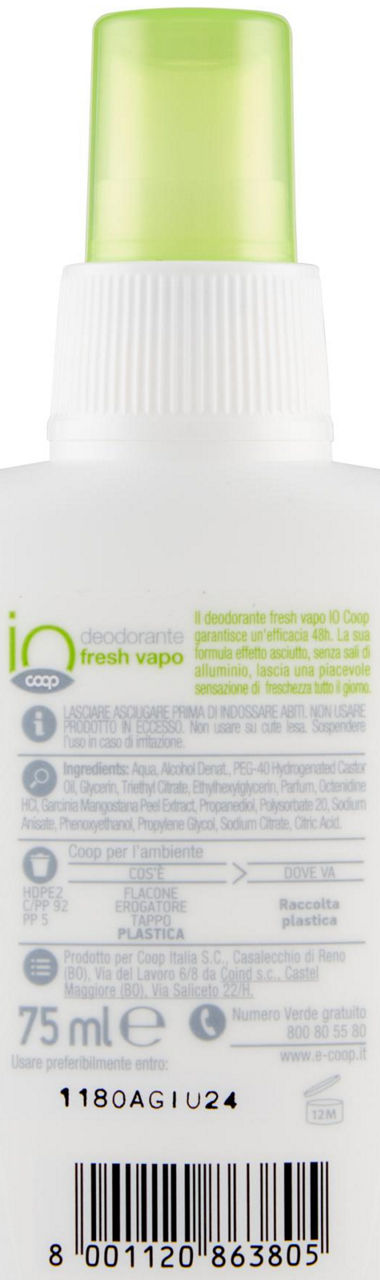 DEODORANTE IO COOP FRESH VAPO ML 75 - Immagine 21