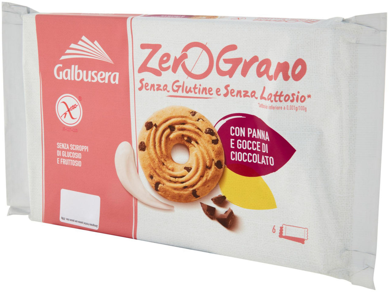 BISCOTTI PANNA CIOCCOLATO SENZA GLUTINE ZEROGRANO 220 g - Immagine 61