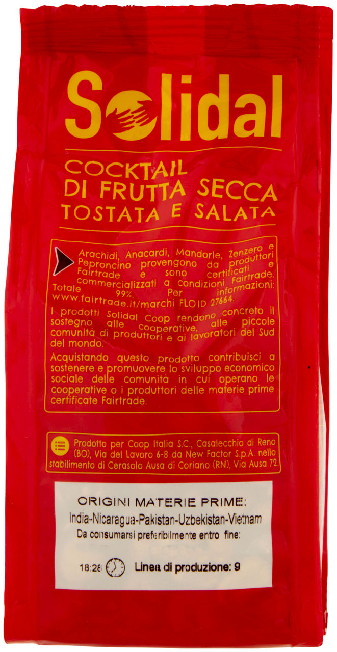 Cocktail frutta secca tostato e salato piccante 150 gr - Immagine 21