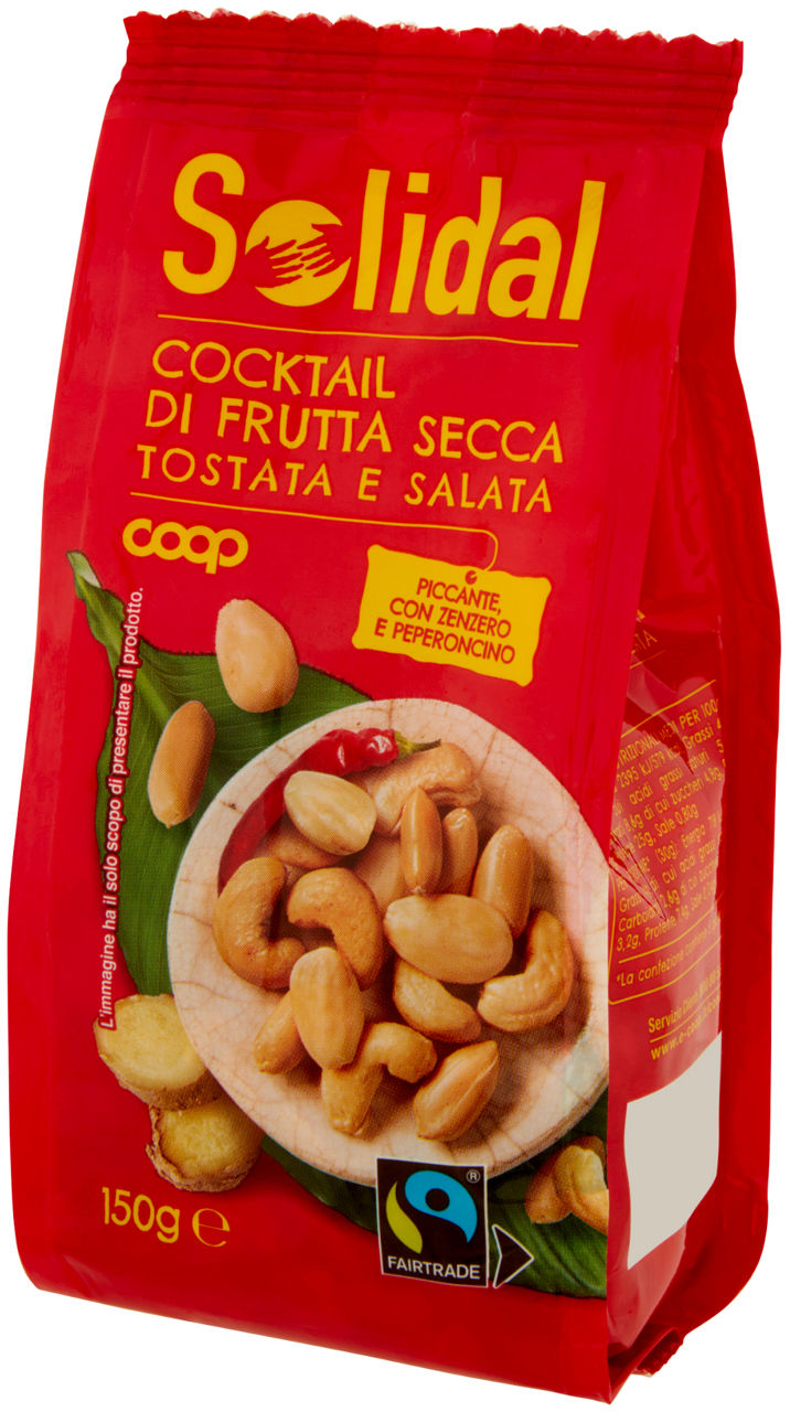 Cocktail frutta secca tostato e salato piccante 150 gr - Immagine 61