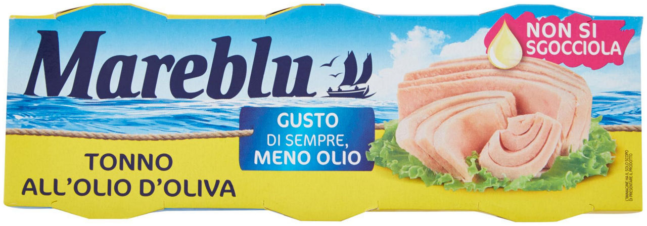 Tonno all'olio di oliva 3 pz x 60 gr