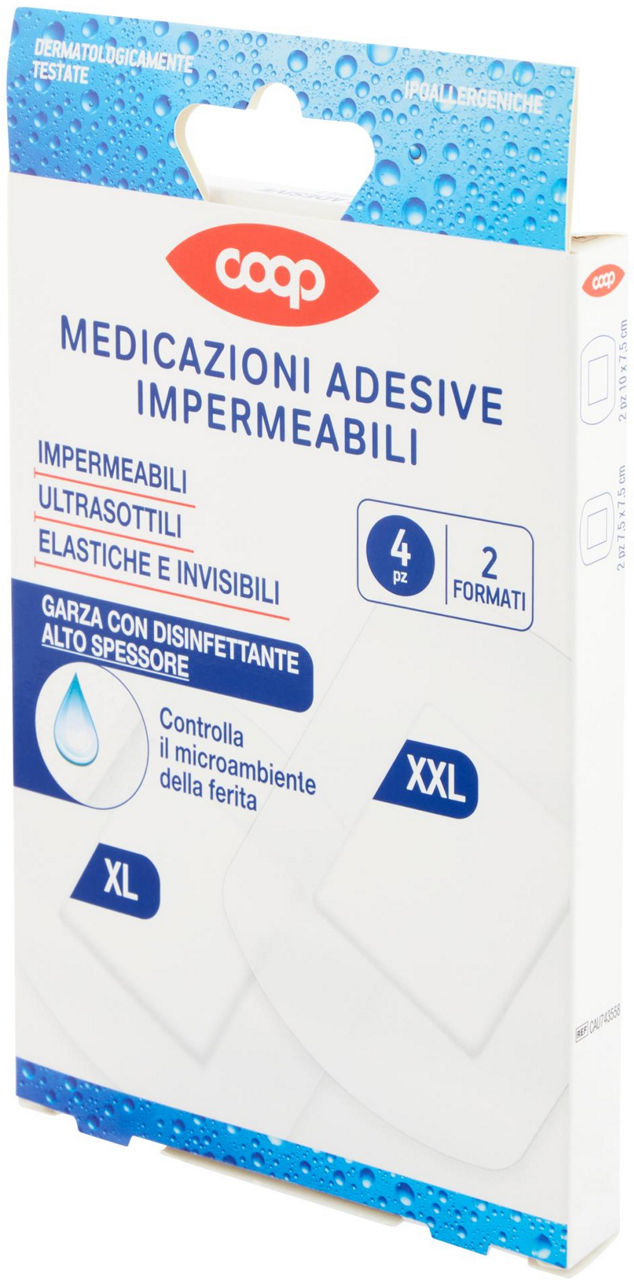 MEDICAZIONI ADESIVE IMPERMEABILI COOP 2 FORMATI PZ 4 - Immagine 61