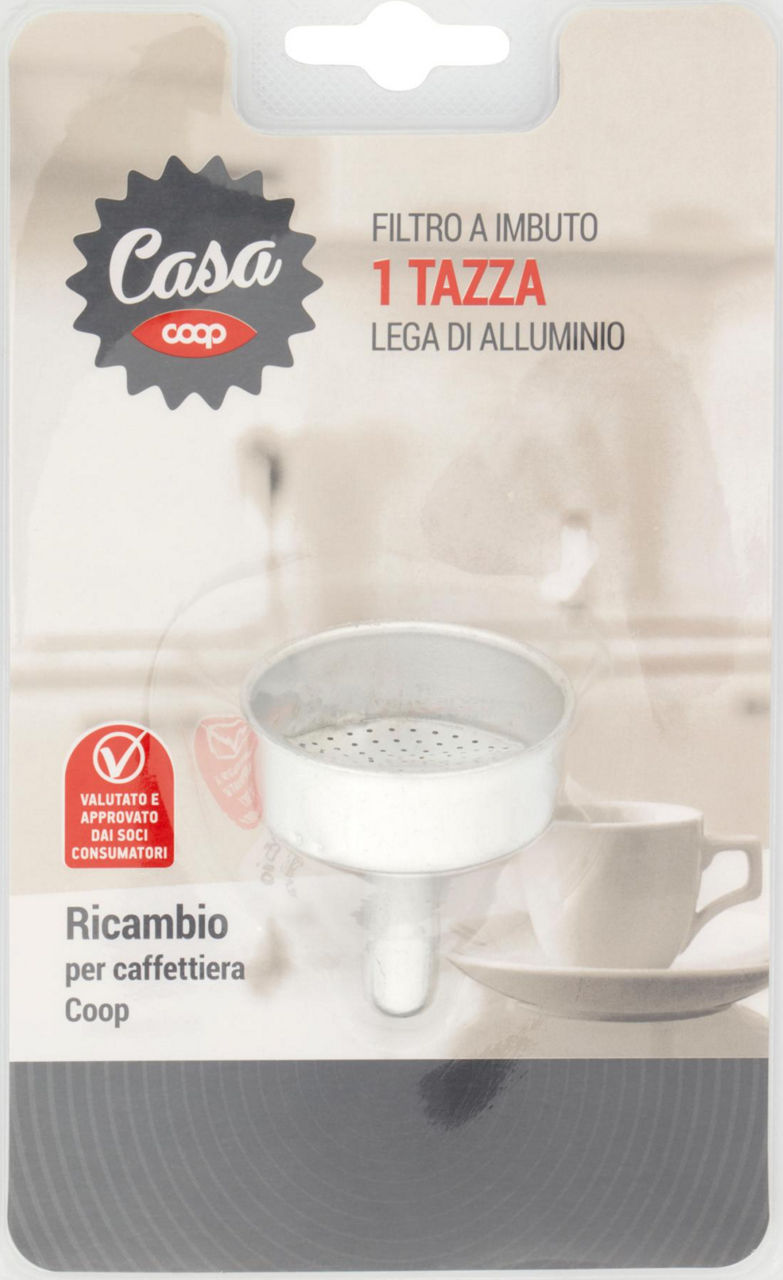 Filtro a imbuto 1 tazza lega di alluminio