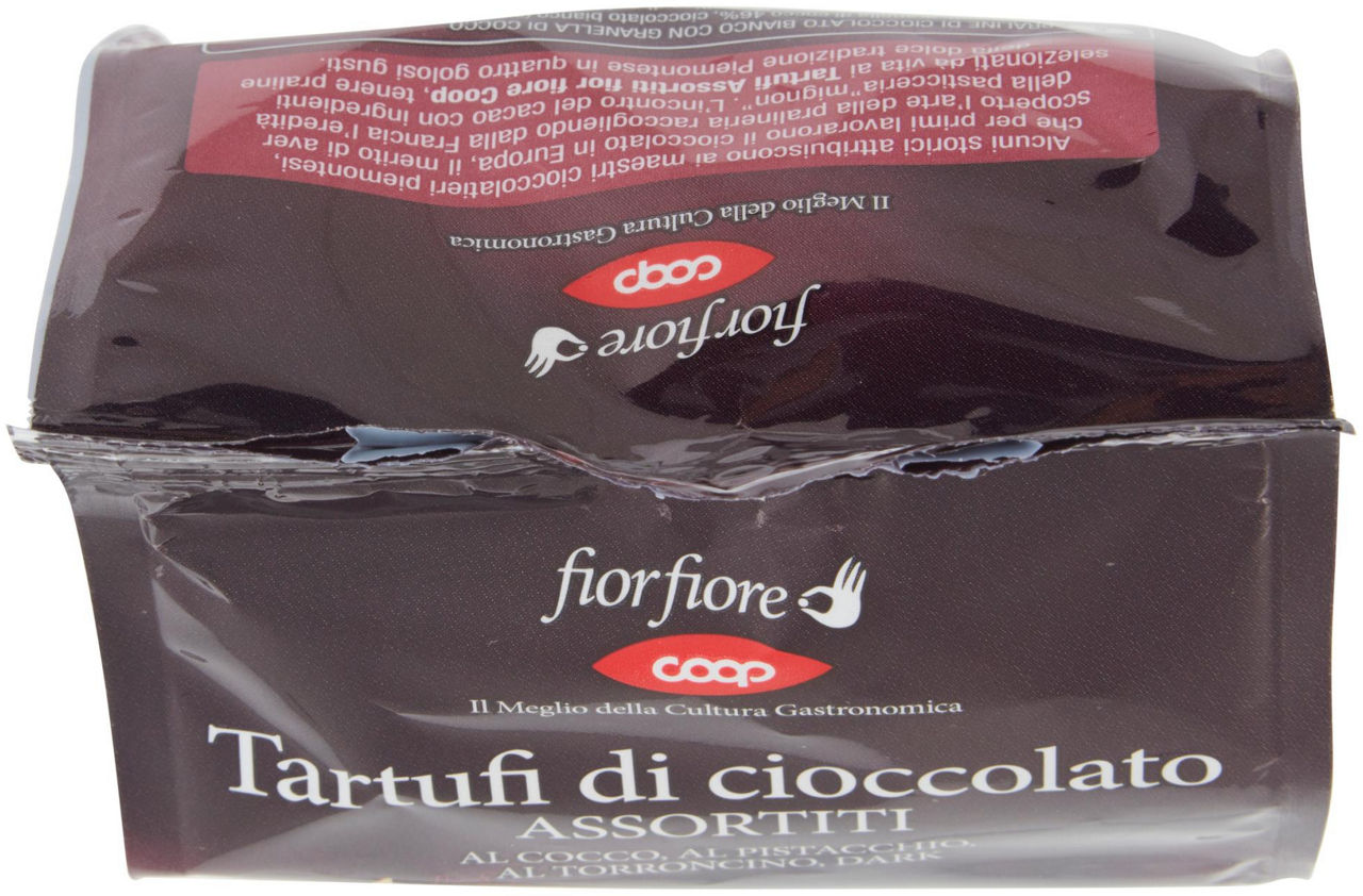 TARTUFI DI CIOCCOLATO ASSORTITI COOP FIOR FIORE G 180 - Immagine 41