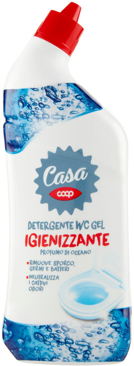 Detergente wc gel igienizzante oceano coop casa ml 750