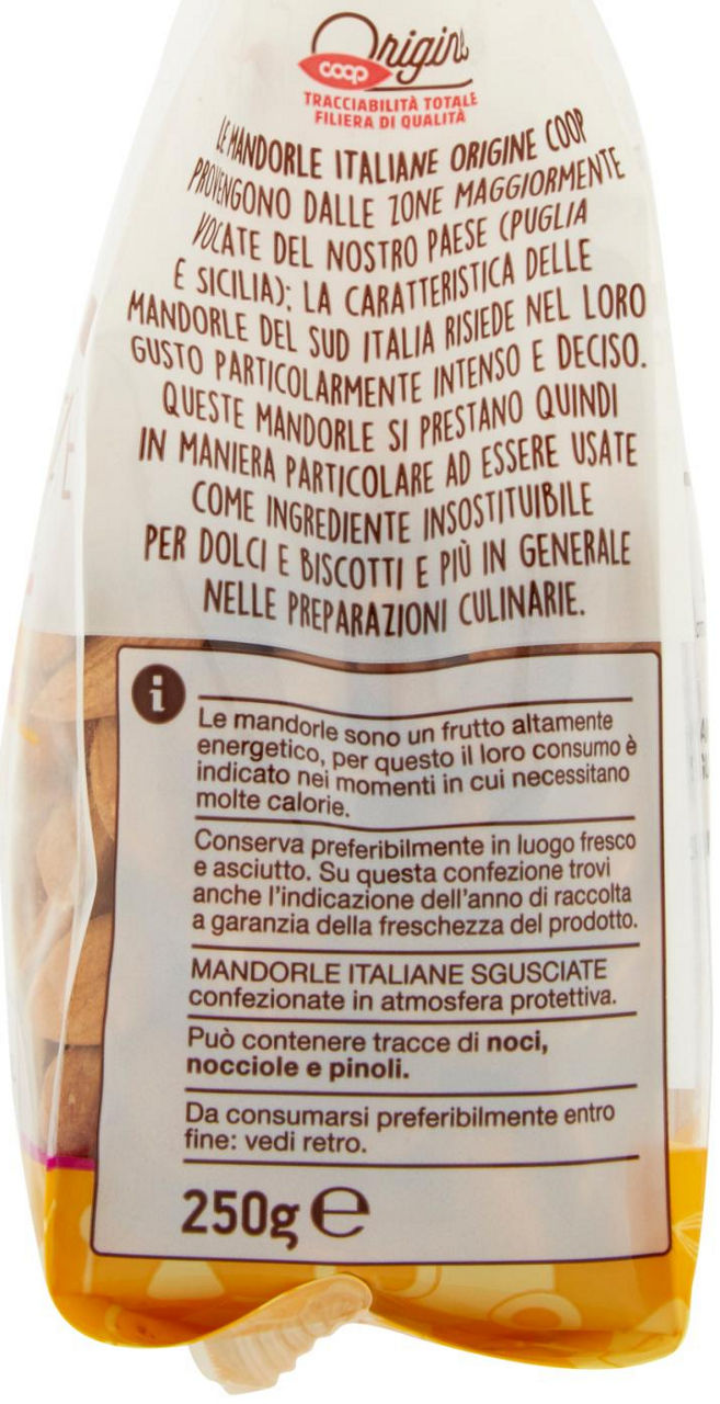 Mandorle Italiane Sgusciate 100% Italiane 250 g Origine - 3