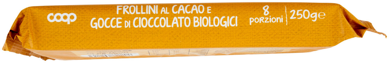 Biscotti frollini al cacao con gocce di cioccolato bio senza latte e uova 250 gr - Immagine 51