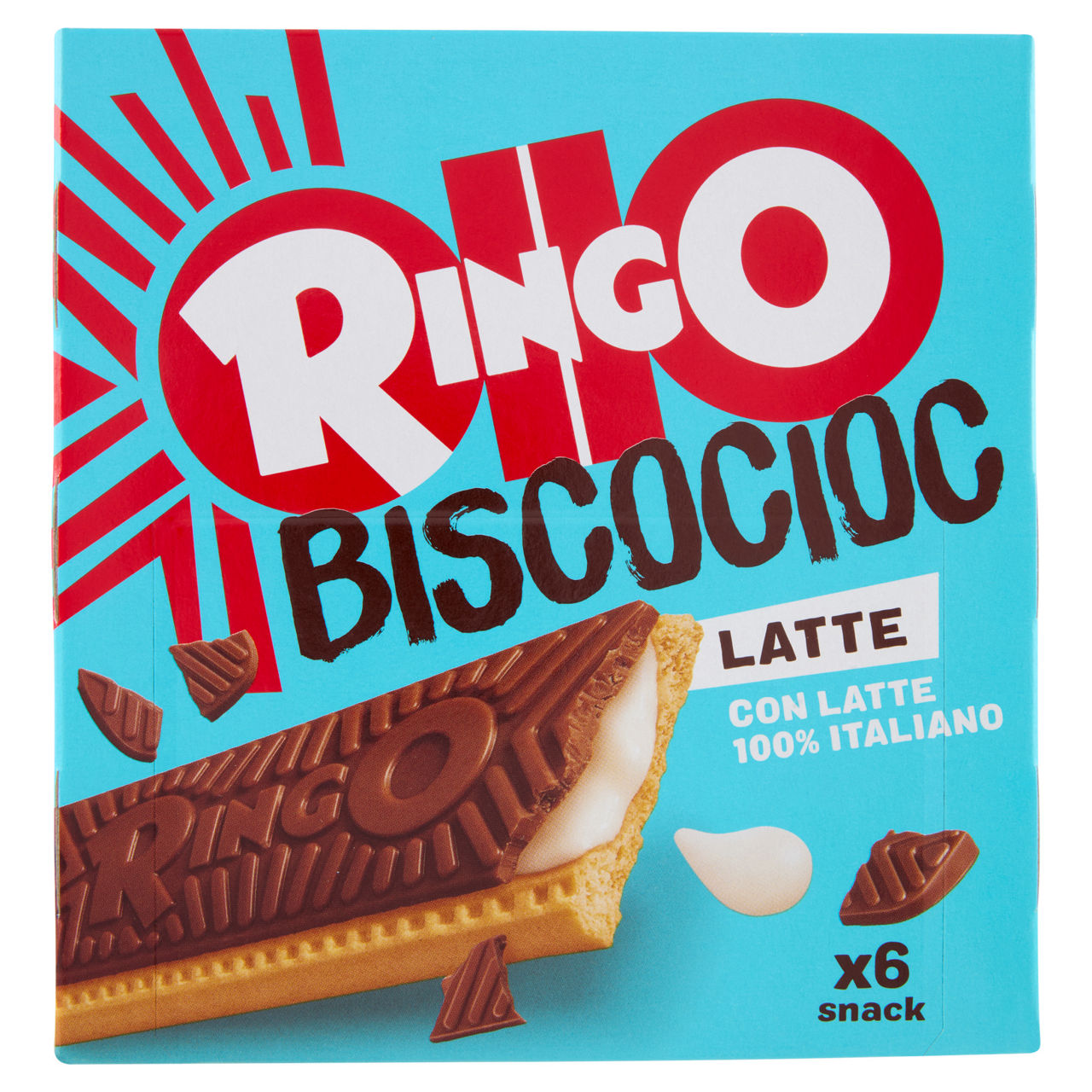 Biscotto farcito con crema al latte 162 gr - Immagine 01