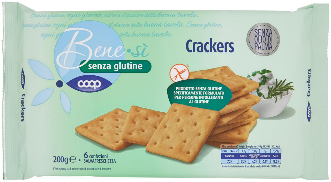 Crackers senza glutine 200g