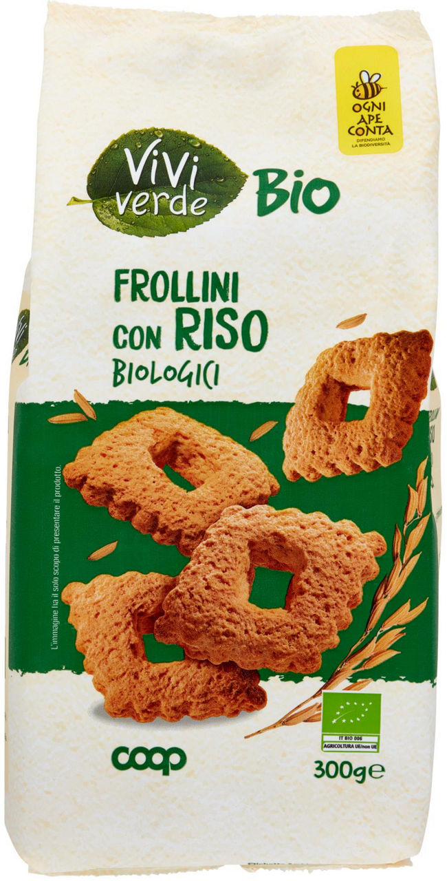 biscotti al riso Biologici Vivi Verde 300 g - 0