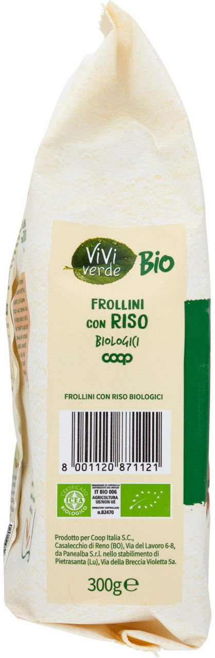 biscotti al riso Biologici Vivi Verde 300 g - 1
