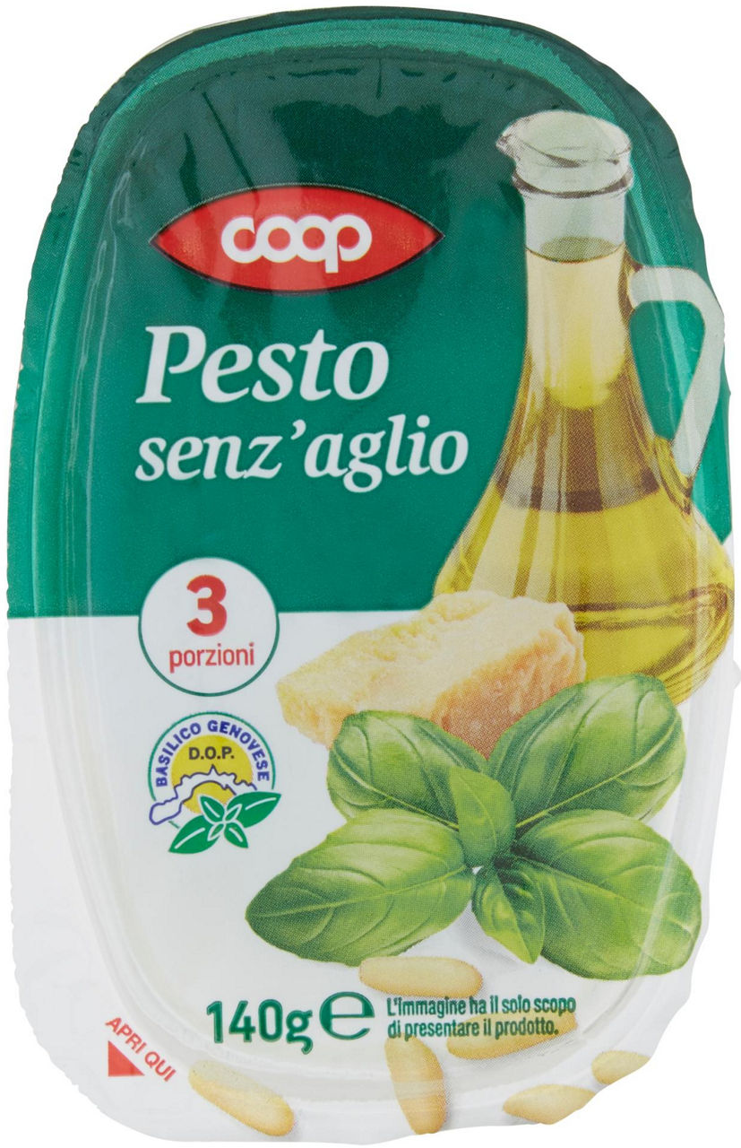 Pesto alla genovese senz’aglio coop g 140
