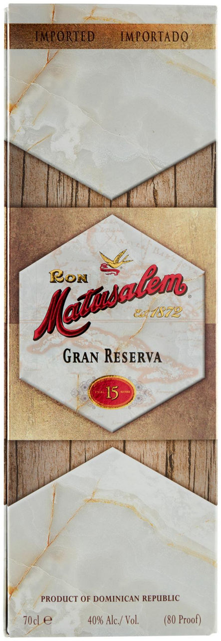 Matusalem Rum Gran Reserva 15 70 cl - 2
