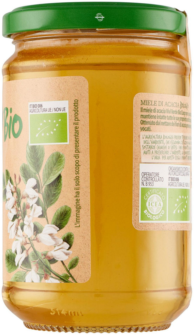 miele fiori di acacia Biologico Vivi Verde 400 g - 6