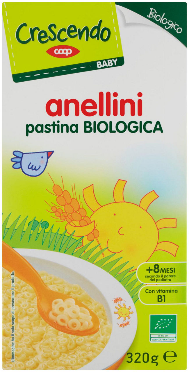 Baby anellini pastina biologica 320 g