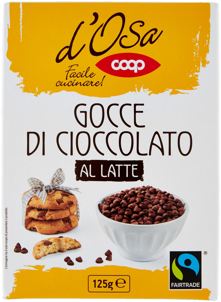 Gocce di cioccolato latte d'osa coop fairtrade g125