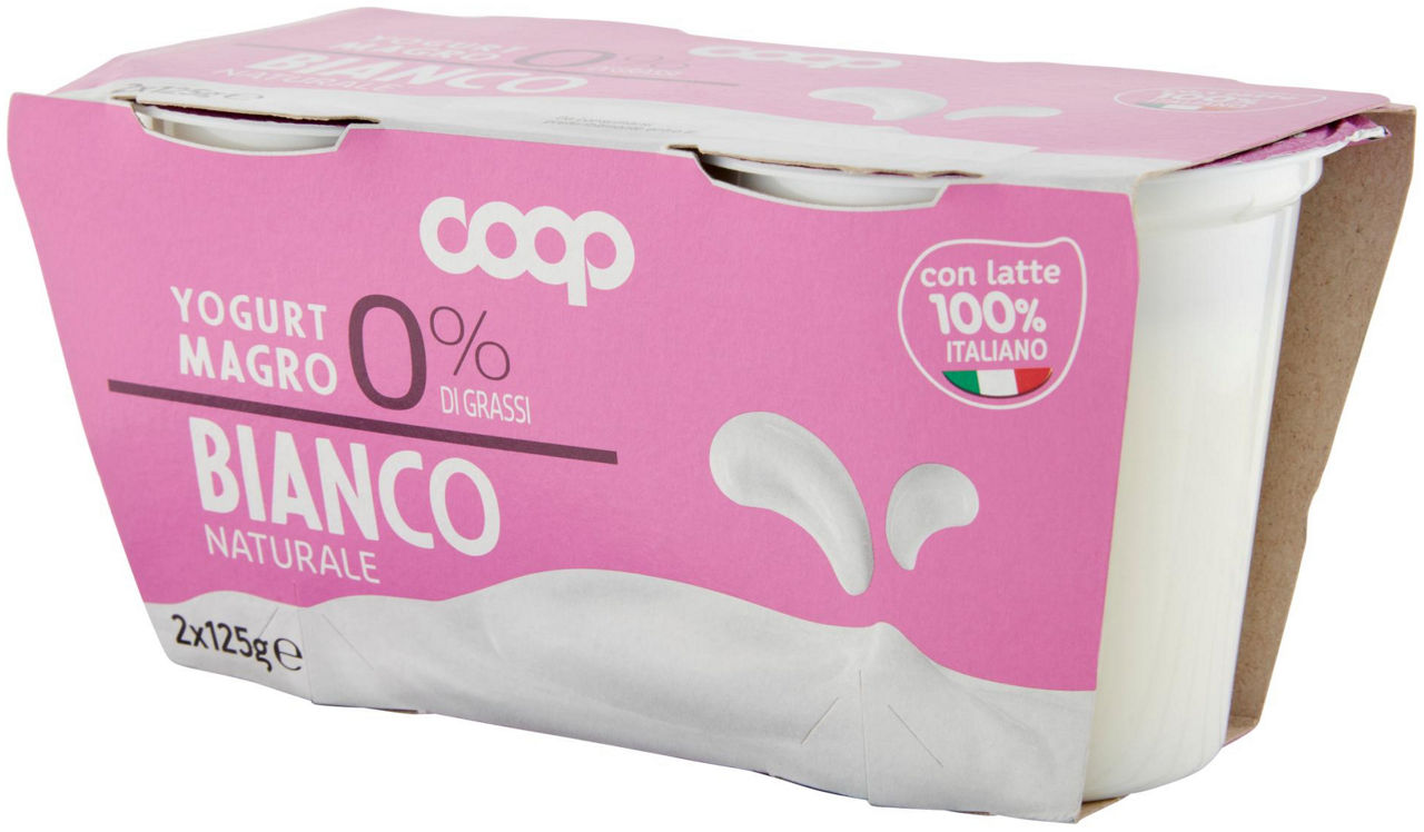 Yogurt bianco magro 2 pz da 125 gr - Immagine 61