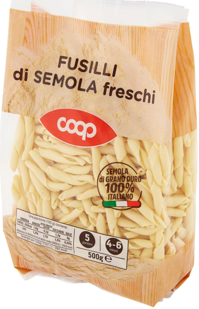 PASTA FRESCA FUSILLI COOP SACCHETTO G 500 - Immagine 61