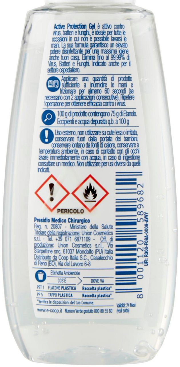 DISINFETTANTE MANI GEL COOP ACTIVE PROTECTION PMC ML 100 - 2