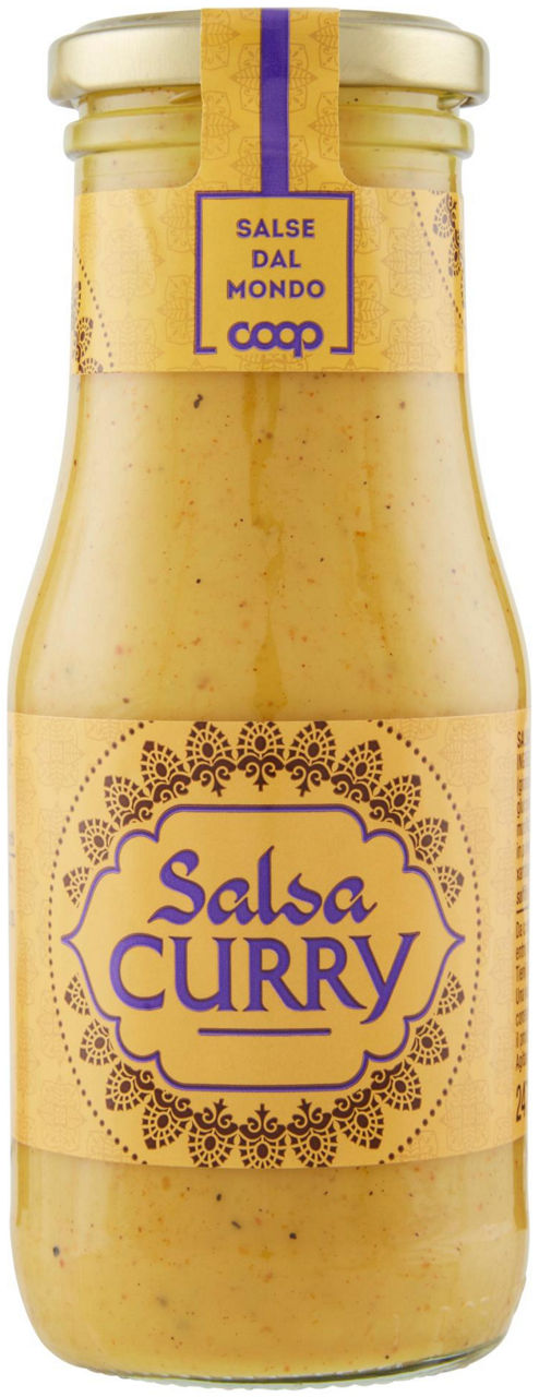 Salsa curry btg vetro coop g260