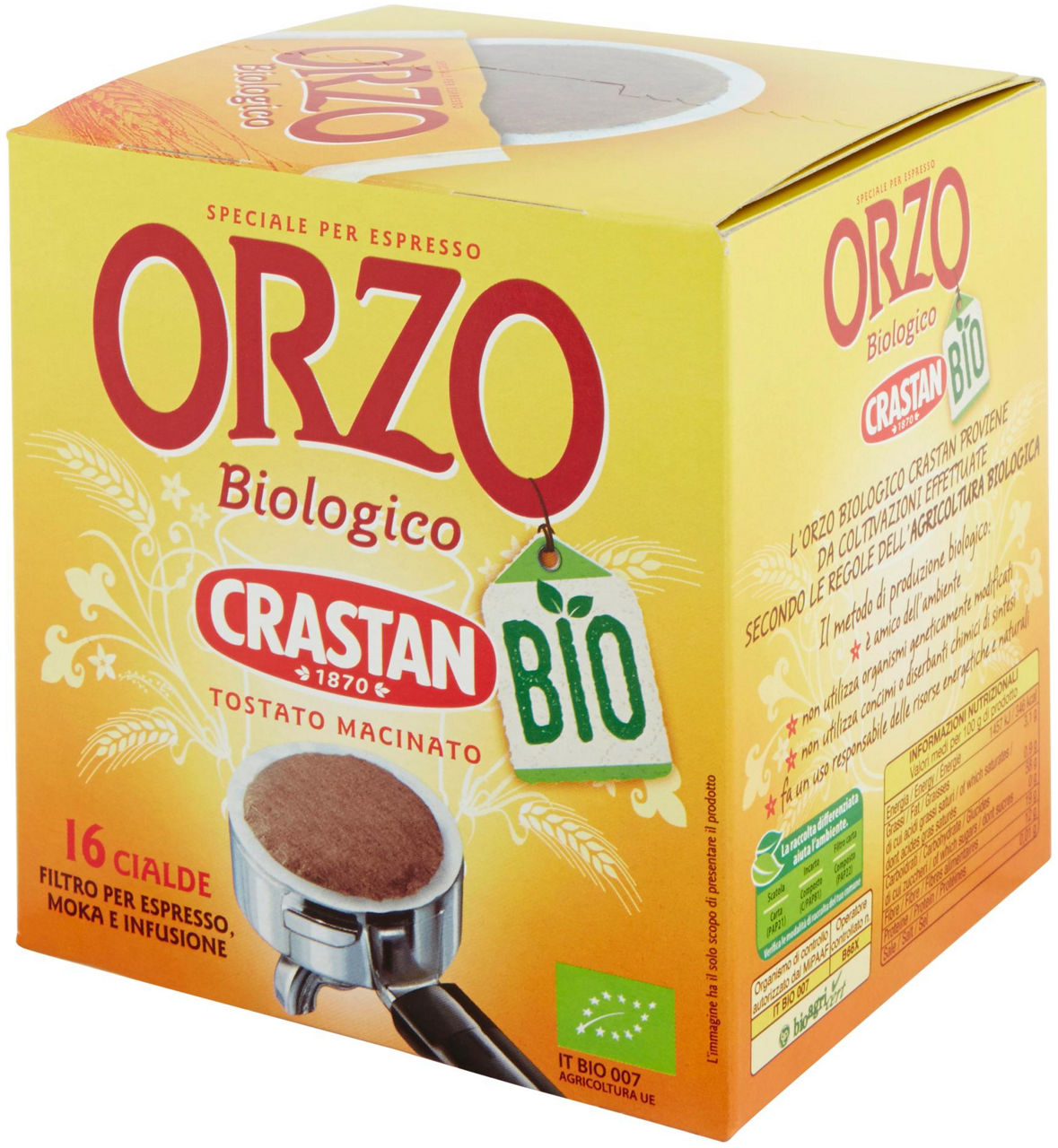ORZO CRASTAN BIOLOGICO IN CIALDE SCATOLA GR.96 - 6