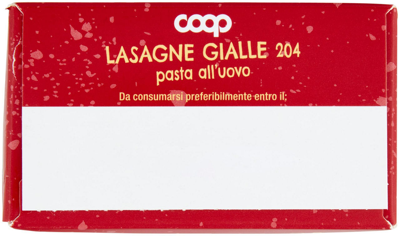 Lasagne gialle 204 pasta all'uovo 500 g - 5