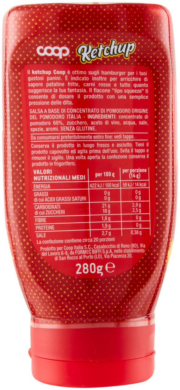 KETCHUP COOP FLACONE  SQUEEZE G280 - 2