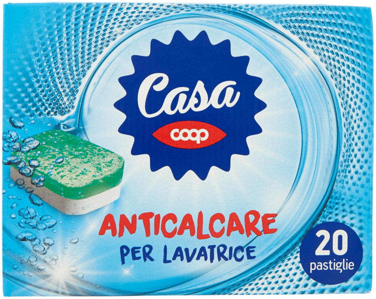 Anticalcare lavatrice coop casa tabs pz.20 gr.320