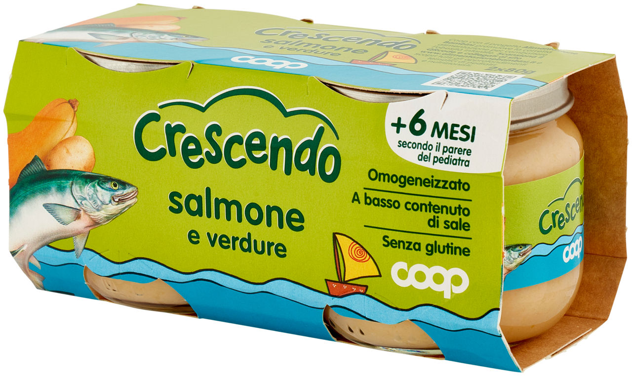 Baby salmone e verdure omogeneizzato 2 x 80 g - Immagine 61