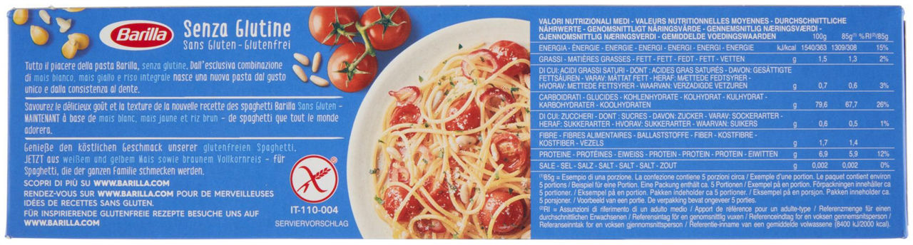 Spaghetti n. 5 Senza Glutine 400g - 2