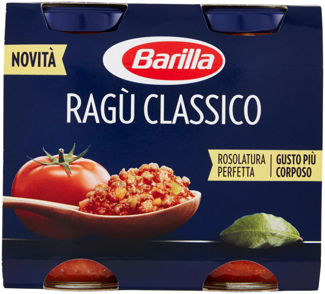 RAGU' CLASSICO BARILLA CLUSTER VASO VETRO G 180 X 2 - 0