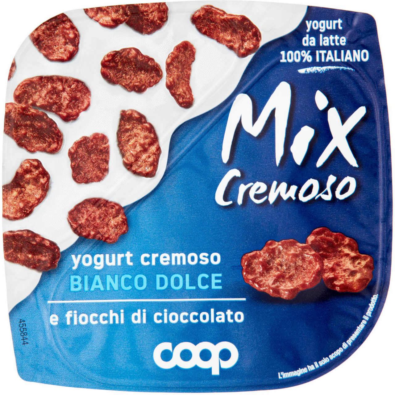 Mix cremoso coop yogurt bianco+fiocchi cioccolato bicomp 150g