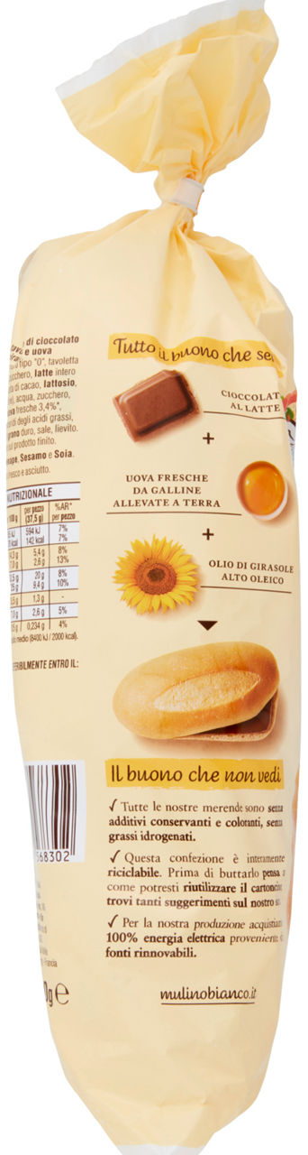 Pane e cioccolato al latte 8 pz 300 gr - Immagine 31