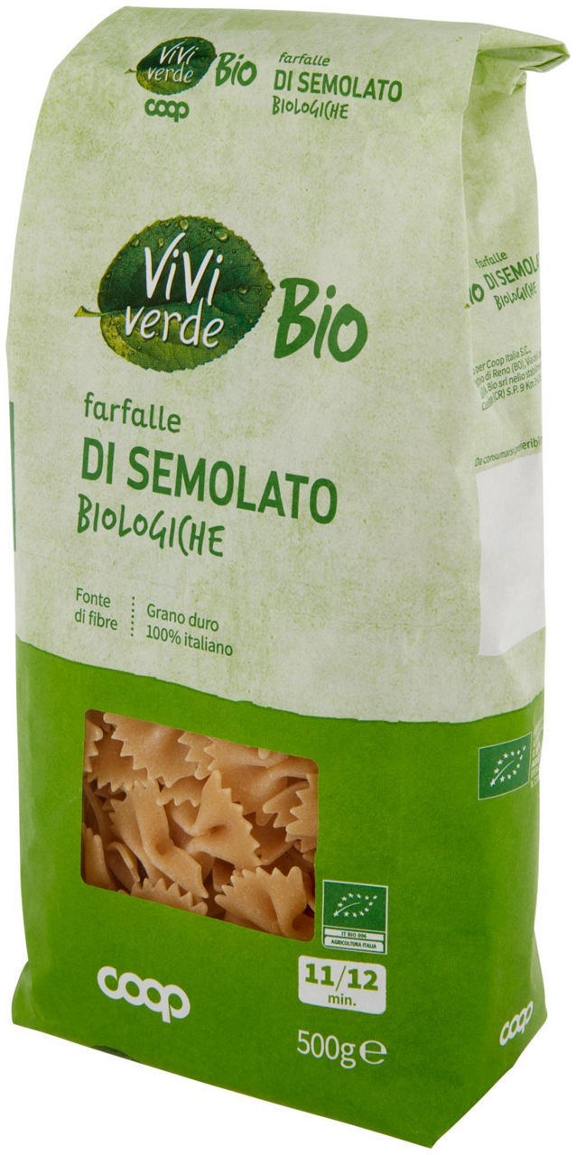 farfalle di Semolato Biologiche 500 g - Immagine 61