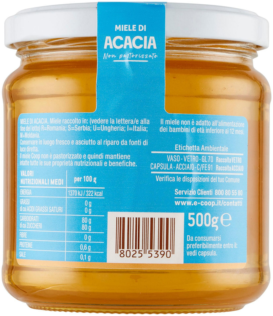 Miele di acacia 500 g - 4