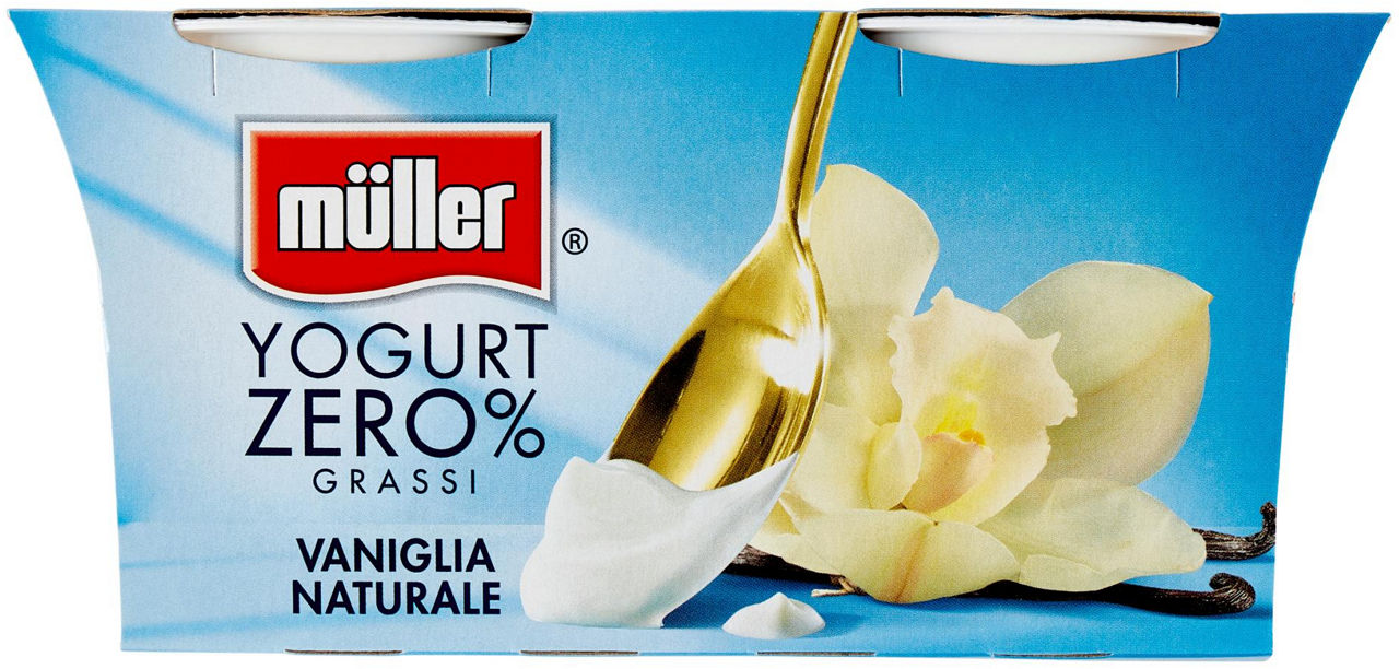 Yogurt alla vaniglia zero grassi 2 pz da 125 gr