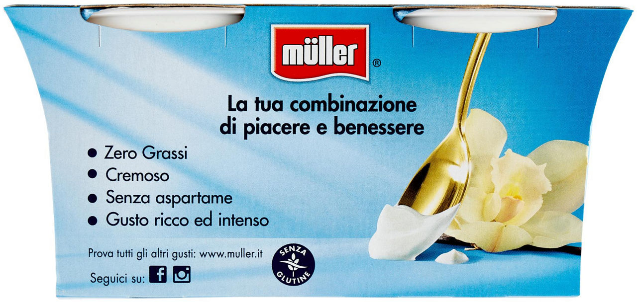 Yogurt alla vaniglia zero grassi 2 pz da 125 gr - Immagine 21