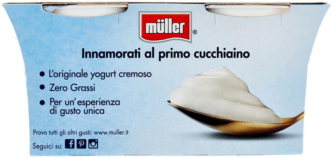 Yogurt cremoso bianco zero grassi 2 pz da 125 gr - Immagine 21