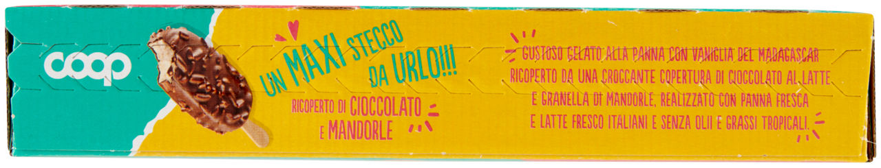 Stecco gelato maxi ricoperto di cioccolato e mandorle 4 pz 320 gr - Immagine 51