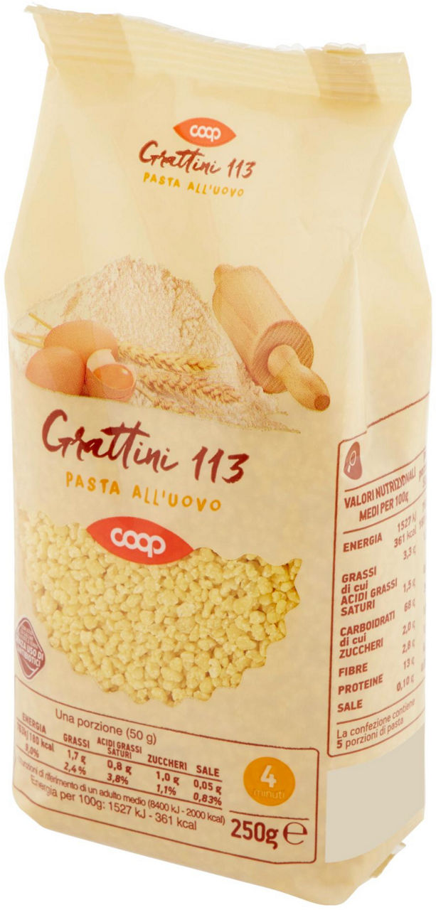 Grattini 113 Pasta all'Uovo 250 g - 6