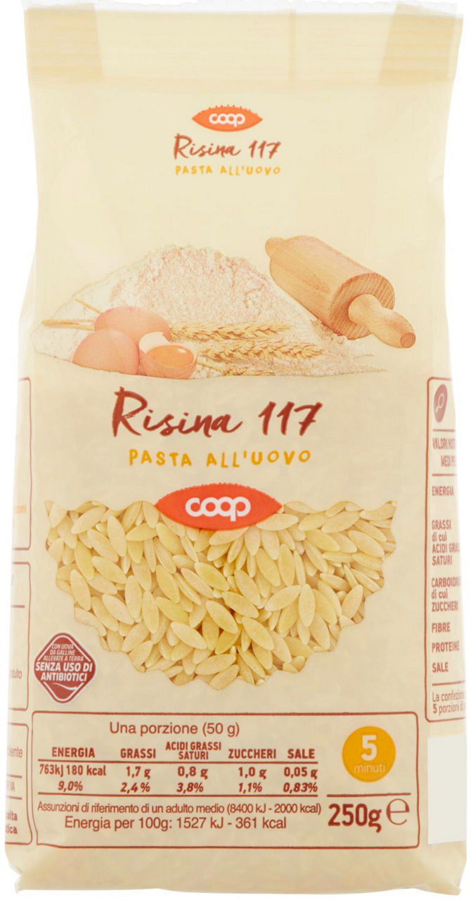 Risina 117 Pasta all'Uovo 250 g - 0